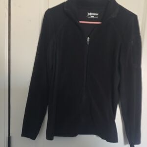 Women's Black Full-Zip Jacket Small